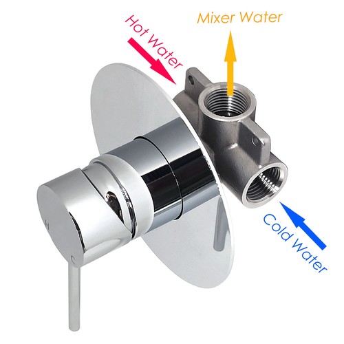 KYLINS Watermark Shower Twin Taps Mixer Tap Brushed Gold/Black/Gun Metal/Nickel - Picture 10 of 216
