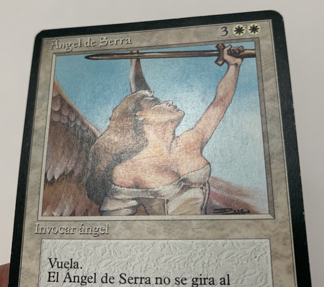 Serra Angel FBB (Spanish) Angel de Serra Foreign MTG (NON-MISPRINT