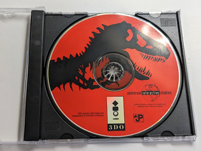 Jurassic Park Interactive 3DO - poor condition, scratches