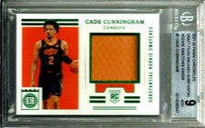 Cade Cunningham Substantial Rookie Swatches 2021 Panini Chronicles Draft pick #