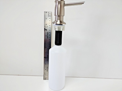 EEEkit Soap Dispenser Kitchen Sink Liquid Pump Bottle - Stainless Steel, 300ml