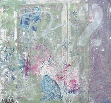 Abstract Painting on Paper, Numeric Painting, Acrylic Painting, Modern Painting