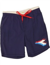 DIADORA Mens Swimming Shorts Medium Navy Blue Polyester DR70