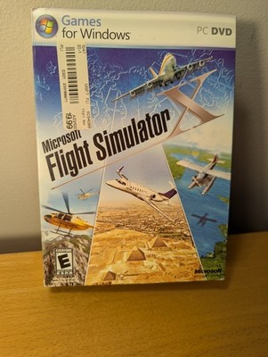 Microsoft Flight Simulator X PC DVD Game for Windows Aviation Plane 2006