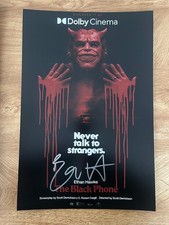 * ETHAN HAWKE * signed 12x18 poster * THE BLACK PHONE * COA *