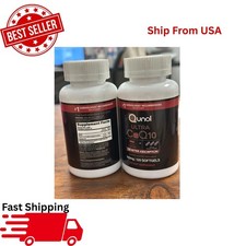 Qunol Ultra CoQ10 Softgel, 100mg, Heart Health Dietary Supplement, 120 Softgels