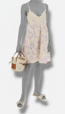 Zimmermann Women's Yellow Halliday Swing Mini Abiti Dress Size 2 (US Size 8)