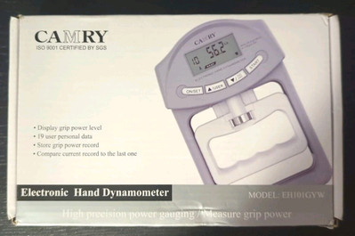 Camry - EH101GYW Electronic Hand Dynamometer - New In Box - ISO 9001 Certified