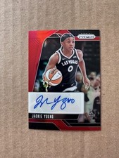 Jackie Young 2024 Panini WNBA Prizm #SG-JY Red Prizm Auto /99