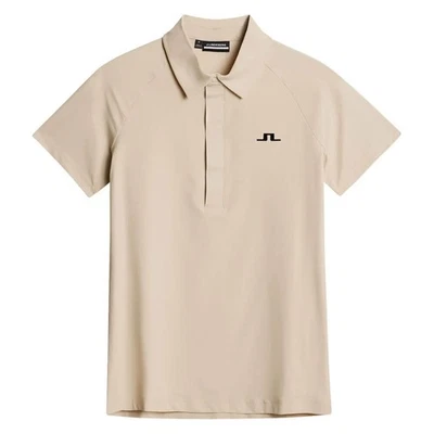 J.Lindeberg Bobi Tech Golf Polo Moonbeam Damen – SS25 Small NEU - Bild 1 von 4