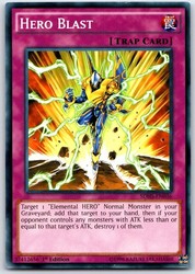 Hero Blast SDHS-EN036 Common 1st Edition YuGiOh