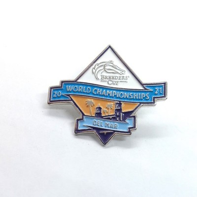 Breeders Cup 2021 Pin Del Mar World Championships Horse Racing Enamel Lapel