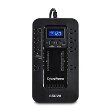 EC650LCD Battery Backup  Surge Protector, 650VA/390W