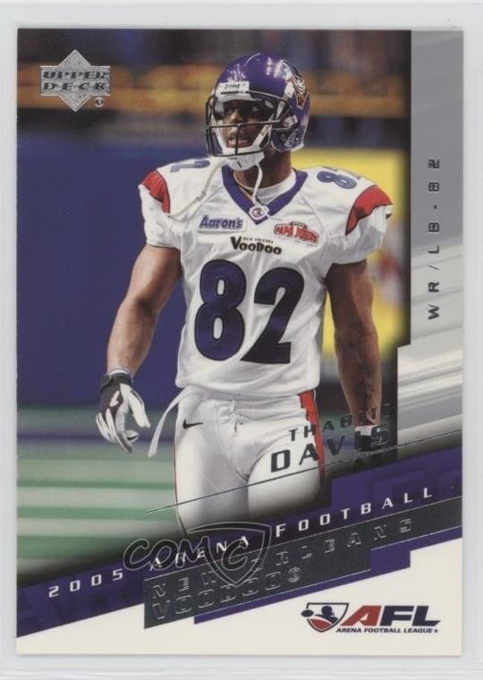 2005 Upper Deck Arena Football Thabiti Davis #63 9hx