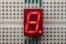 Siemens HA1143O Litronix HD1143O 1-Digit LED 7-Segment Display Orange NOS
