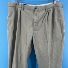 Vintage Polo Ralph Lauren Pants Mens 40x30 Ethan Pleated Straight Khaki Chino