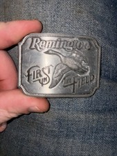 Remington First in Flight Belt Buckle, Canada Goose, 1980