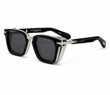 Jacques Marie Mage BORODINO Sunglasses Black/Gray 52-21-146mm With Case New