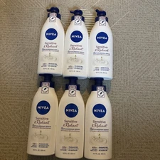 6 Pack Nivea Sensitive Radiant Body Lotion 16.9oz Each New,sealed