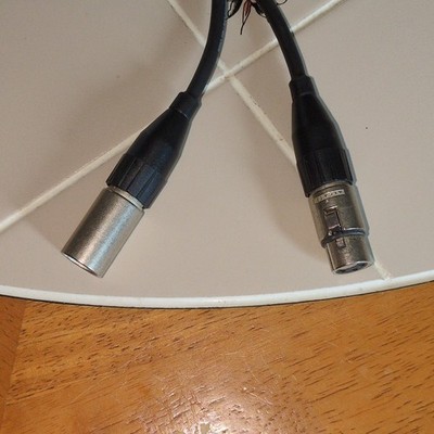 Quantum Audio Designs QS-3100 10ft XLR Female to XLR Male Mic Cable OFC Black