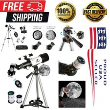 Versatile Kids Astronomical Telescope with Adjustable Tripod Wireless Features