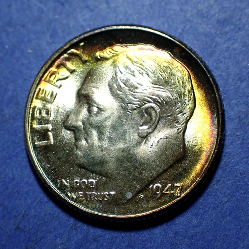 1947-D Roosevelt Dime  Ch. BU