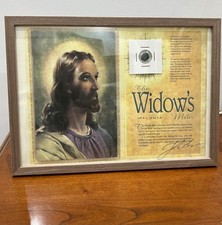 Framed WIDOW'S MITES JESUS CHRIST BIBLICAL TIME Judaea Palestine Israel Hebrew
