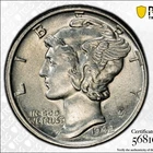 1942-P Mercury Dime – PCGS AU58