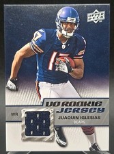 2009 Upper Deck UD Rookie Jerseys Juaquin Iglesias Jersey Card #RJ-JI RC Bears. rookie card picture
