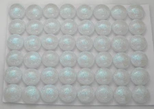 Lot 48 pcs round gorgeous DICHROIC earrings bracelet FUSED GLASS (BD11) CABOCHON