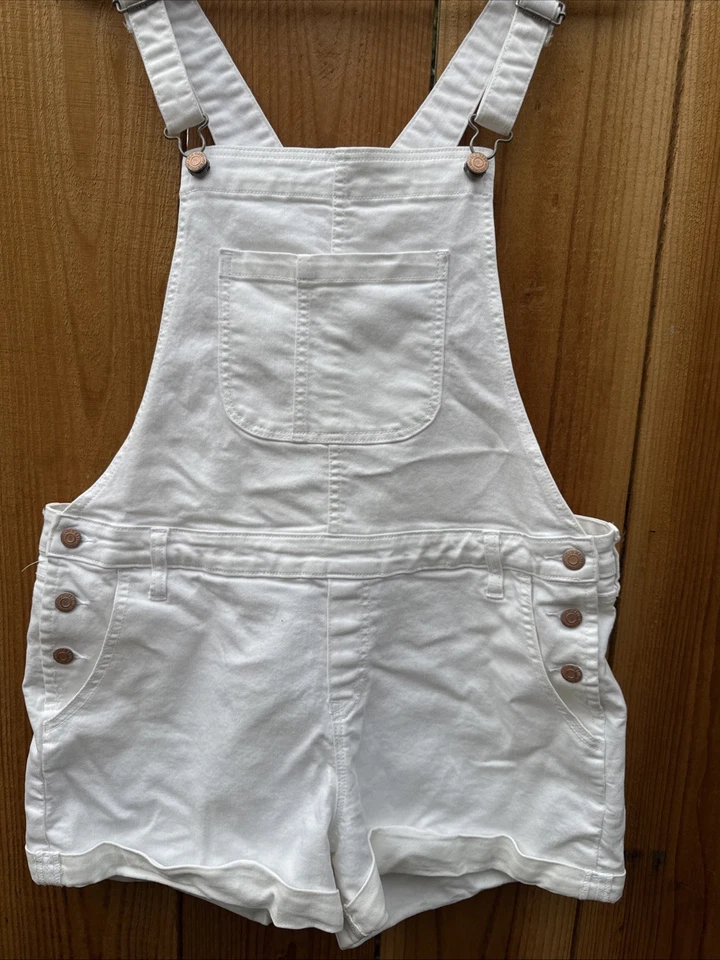 Pantalones Cortos para Mujer Old Navy Grandes Blancos Bolsillos Sin Mangas Country Western Foto 2 de 4