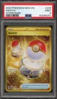Pokemon Switch 151 MEW EN Hyper Rare #206 PSA 9 Mint