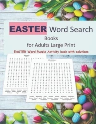 Margaret - EASTER Word Search Books  for Adults Large Print  EASTER Wo - X555z
