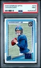 2025 PANINI DONRUSS OPTIC #273 JAXSON DART ROOKIE RC PSA 9
