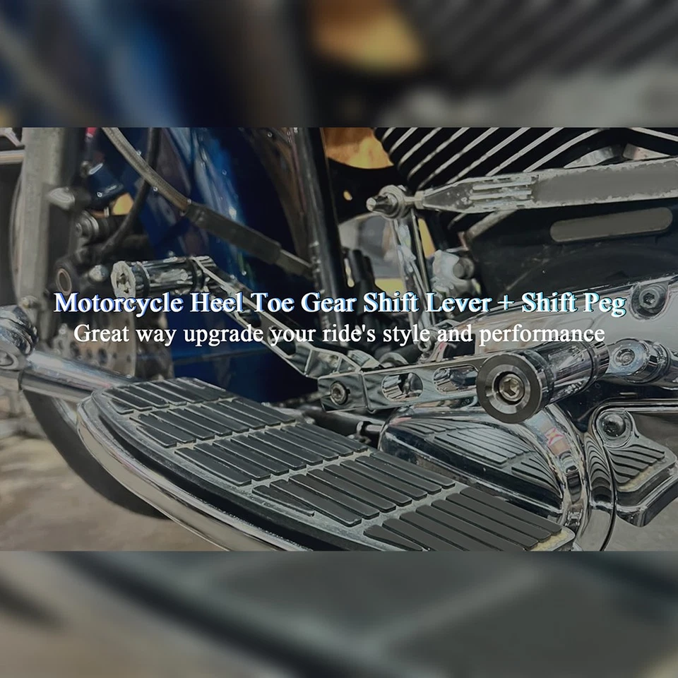 Mid Control Shift Lever Shifter Pedal Fit For Harley Sportster XL 883 1200 04-22 Foto 3 de 4