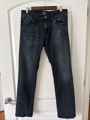 Mavi Black Jeans Men s Martin Straight Leg 32x32* Dark Wash