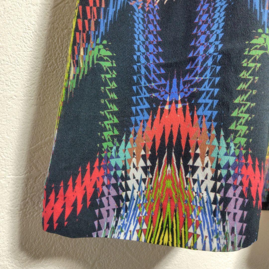 Good condition M MISSONI Geometric pattern knee l… - image 7