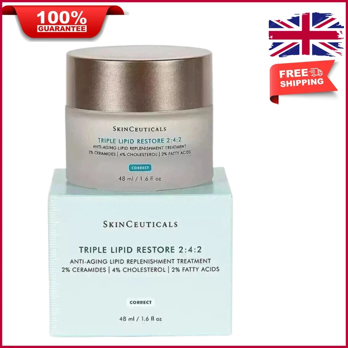 SkinCeuticals Triple Lipid Restore 1.6 oz Face Cream 2:4:2,(48ml)