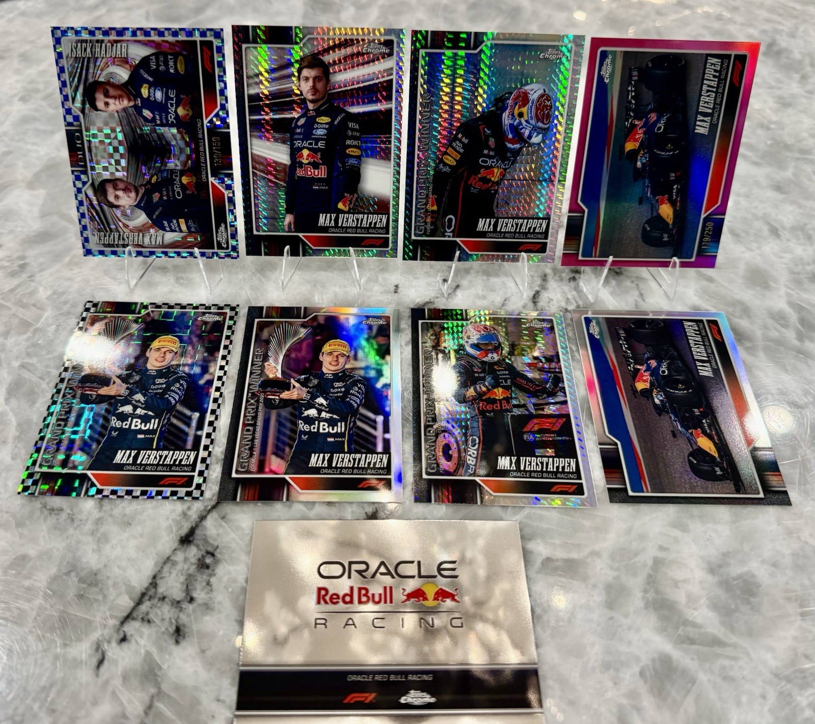 2026 Topps Chrome F1 Max Verstappen 40 CARD LOT! Serial # + Refractors + Logo... view 1
