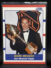 Mark Messier, 1990-91 Score American, #360, Edmonton Oilers,