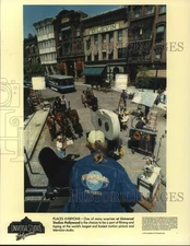 1992 Press Photo Street Scene at Universal Studios Hollywood - sap75744