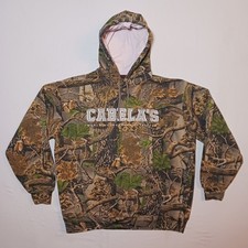 Vintage Cabela's Womens Seclusion 3D Camoflauge Hoodie Large Pullover Drawstring
