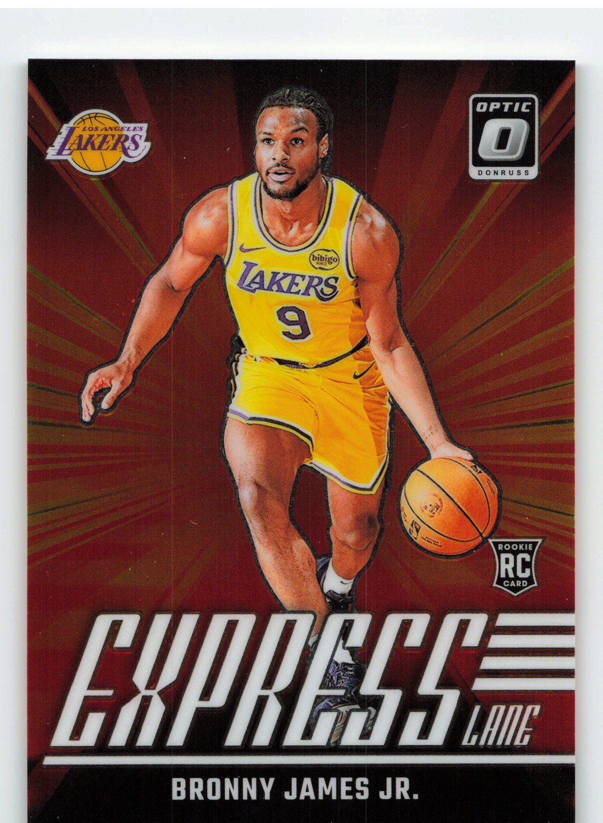 2024-25 Donruss Optic #4 Bronny James Jr. Express Lane