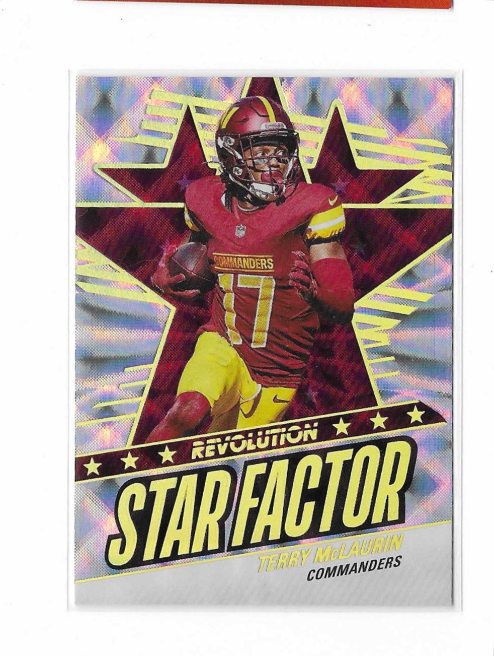 TERRY McLAURIN -2025 Panini Revolution Star Factor #2 - Commanders -SSP Case Hit