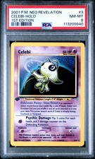 2001 POKEMON NEO REVELATION 1ST EDITION #3 CELEBI-HOLO PSA 8 on eBay