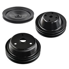 3PCS 2G LWP Pulley& 2G Crankshaft Pulley & 1G Pump Power Steering Pulley for SBC