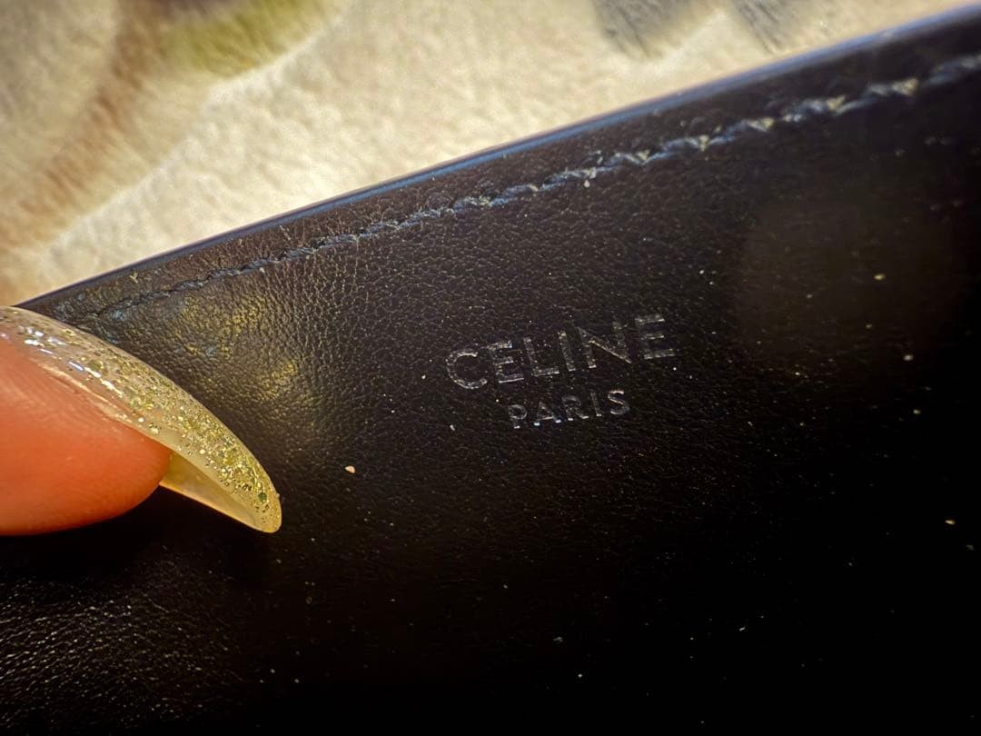 CELINE Celine Python Pattern Card Case Card Holde… - image 7