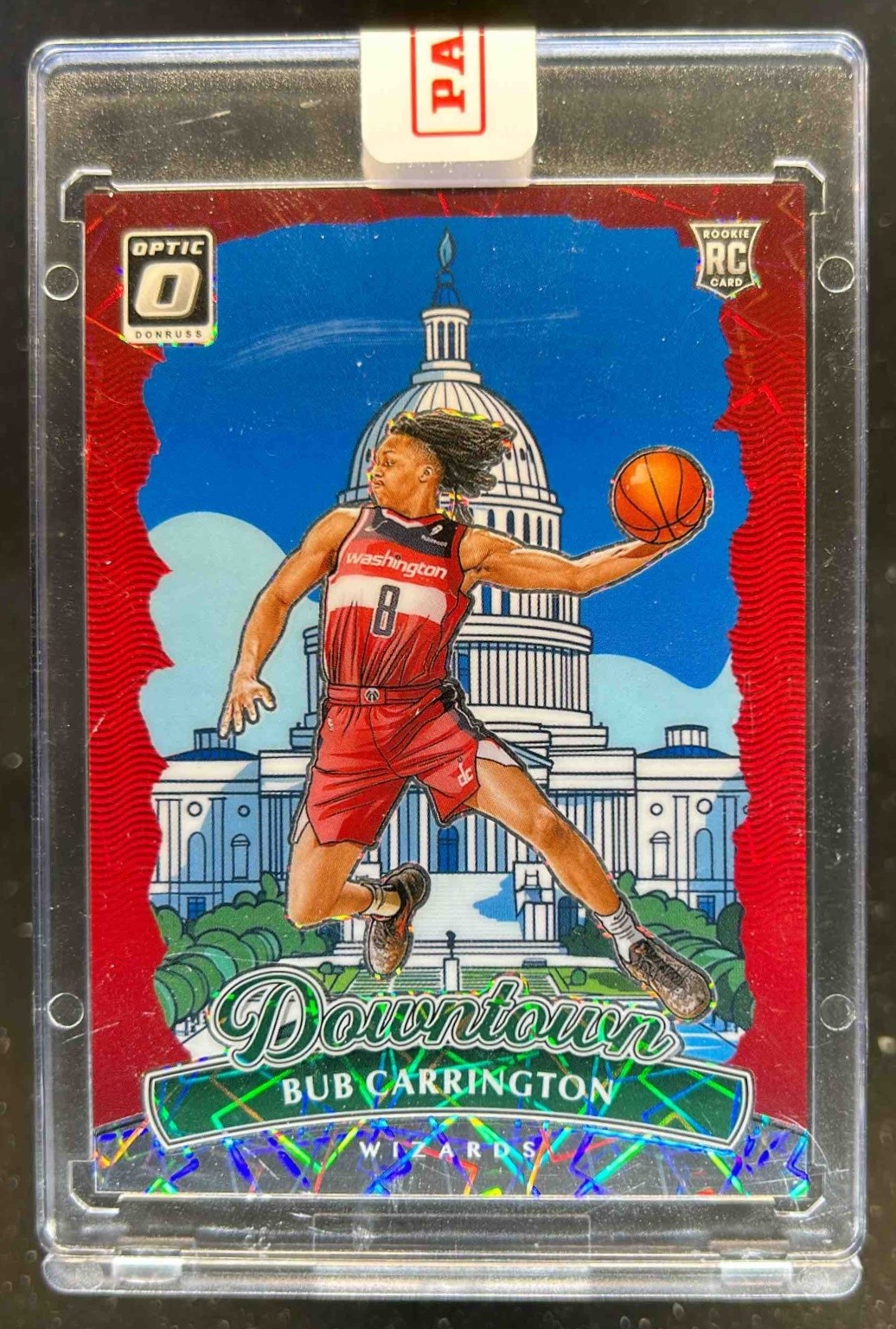 2024-25 Donruss Optic Bub Carrington Downtown RC Rookie #27 Wizards