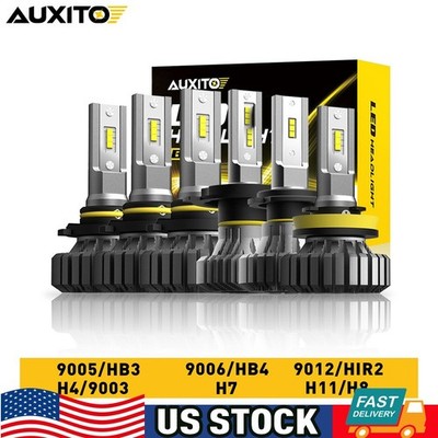 H4 H11 9005 9012 9006 H7 LED Headlight Bulb High Low Beam Fog Light 6500K H