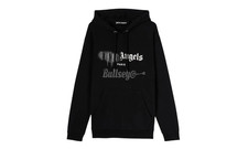 Palm Angels Paris Sprayed Black Hoodie